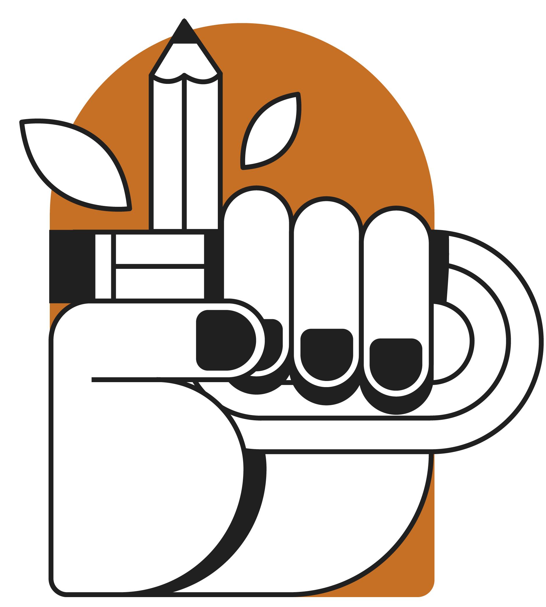 Illustration sous forme de pictogramme du service création d'illustration