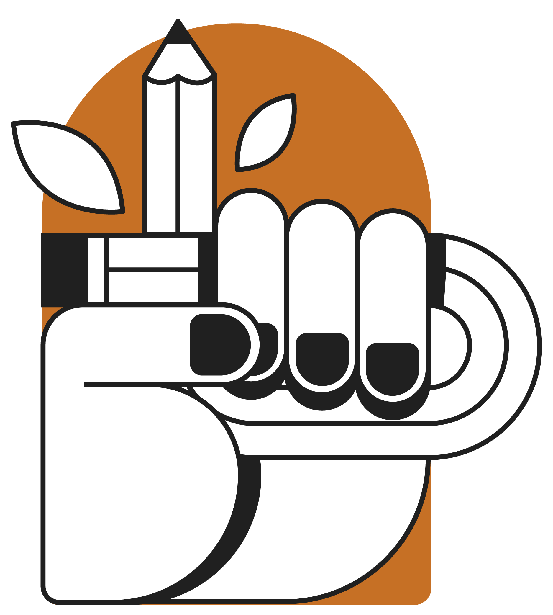 Illustration sous forme de pictogramme du service création d'illustration
