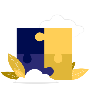 Pictogramme illustré, pièces de puzzle