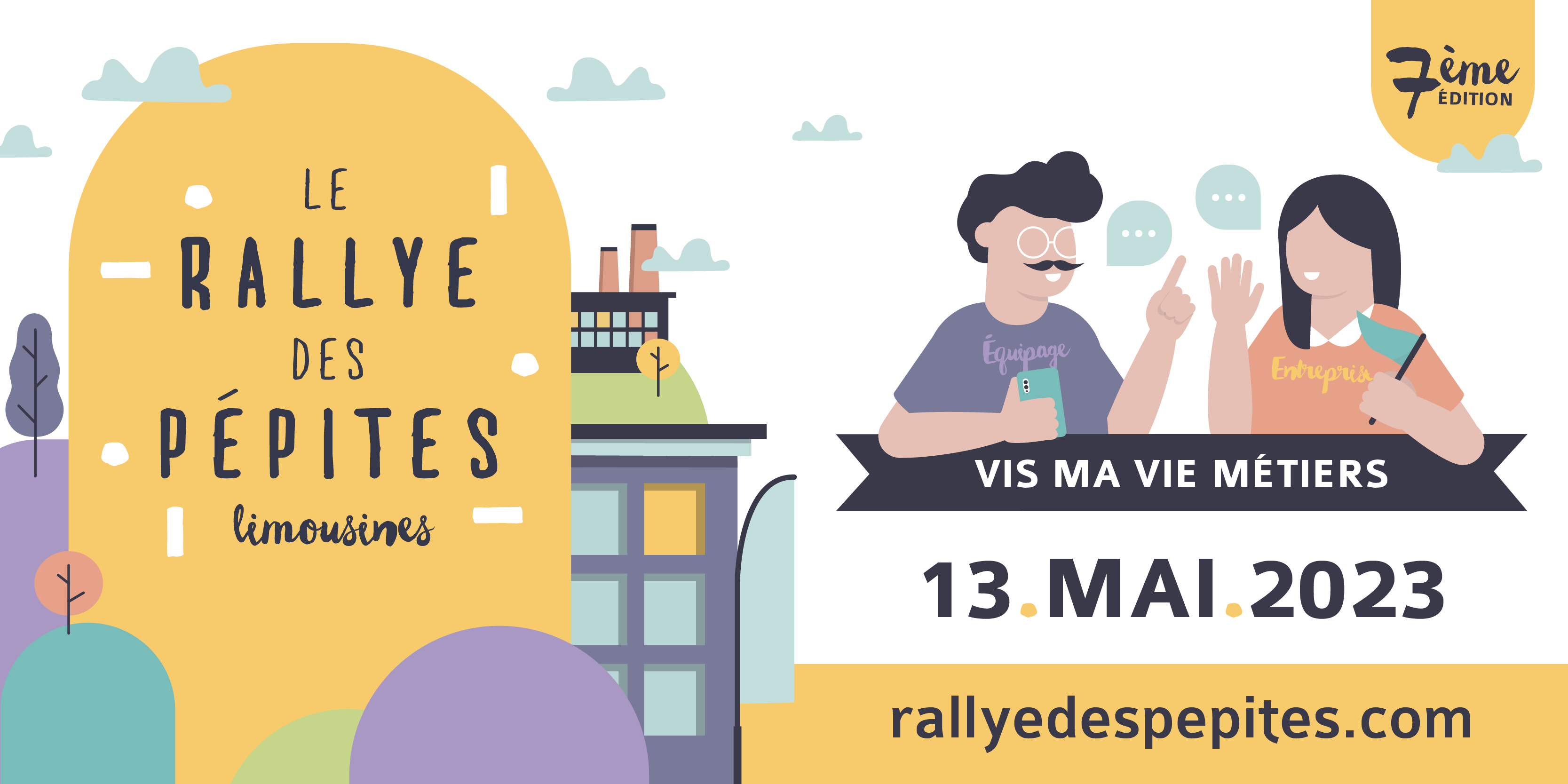 Visuel mailing, Rallye des Pépites Limousines 2023