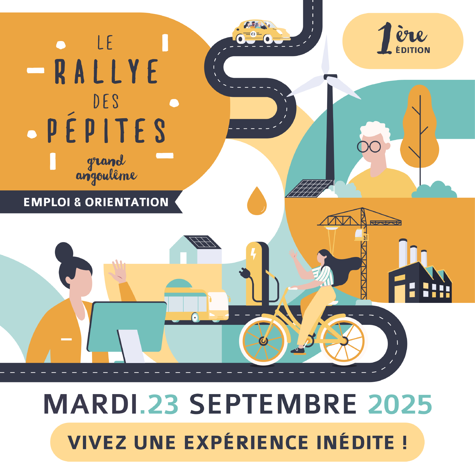 Visuel Instagram, Rallye des Pépites 2025, Angoulême