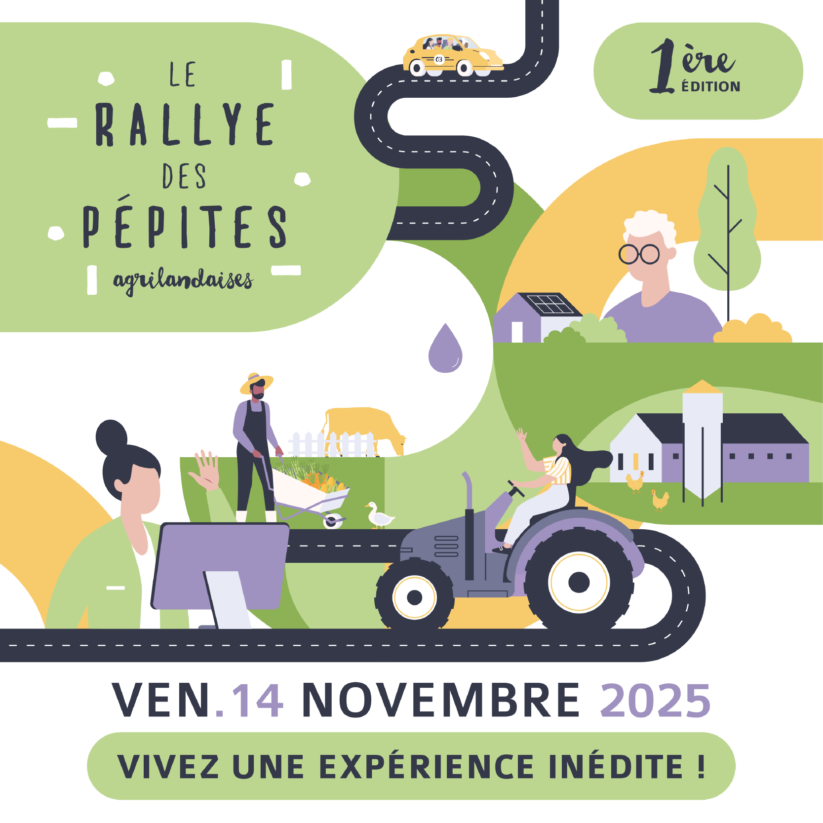 Visuel Instagram, Rallye des Pépites 2025, Landes