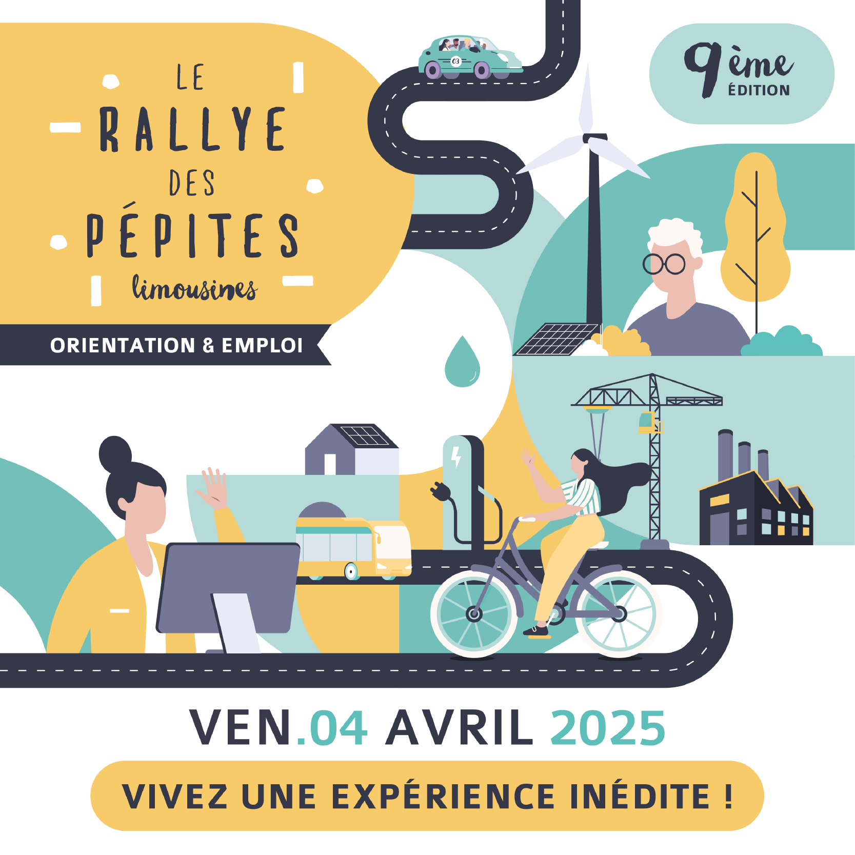 Visuel Instagram, Rallye des Pépites 2025, Limoges