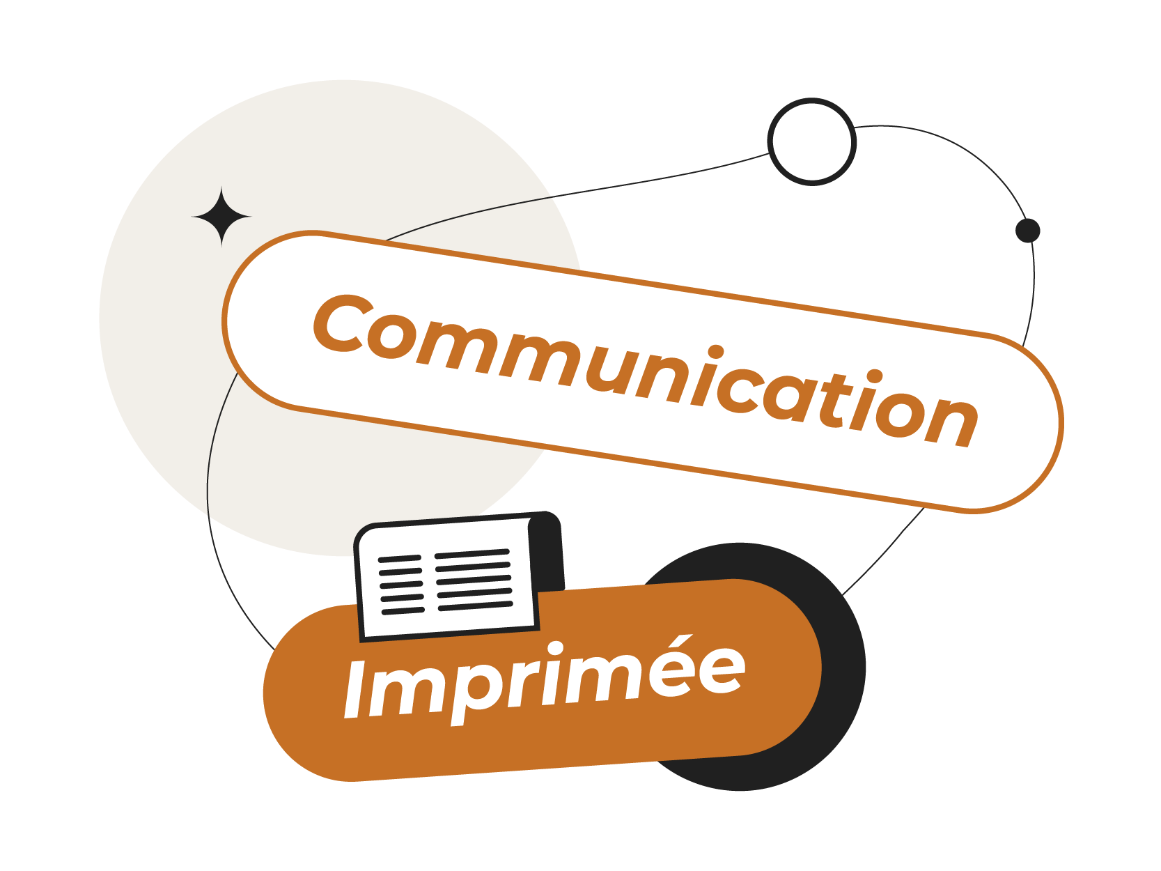 Lamandarinee studio créatif, illustration supports imprimés