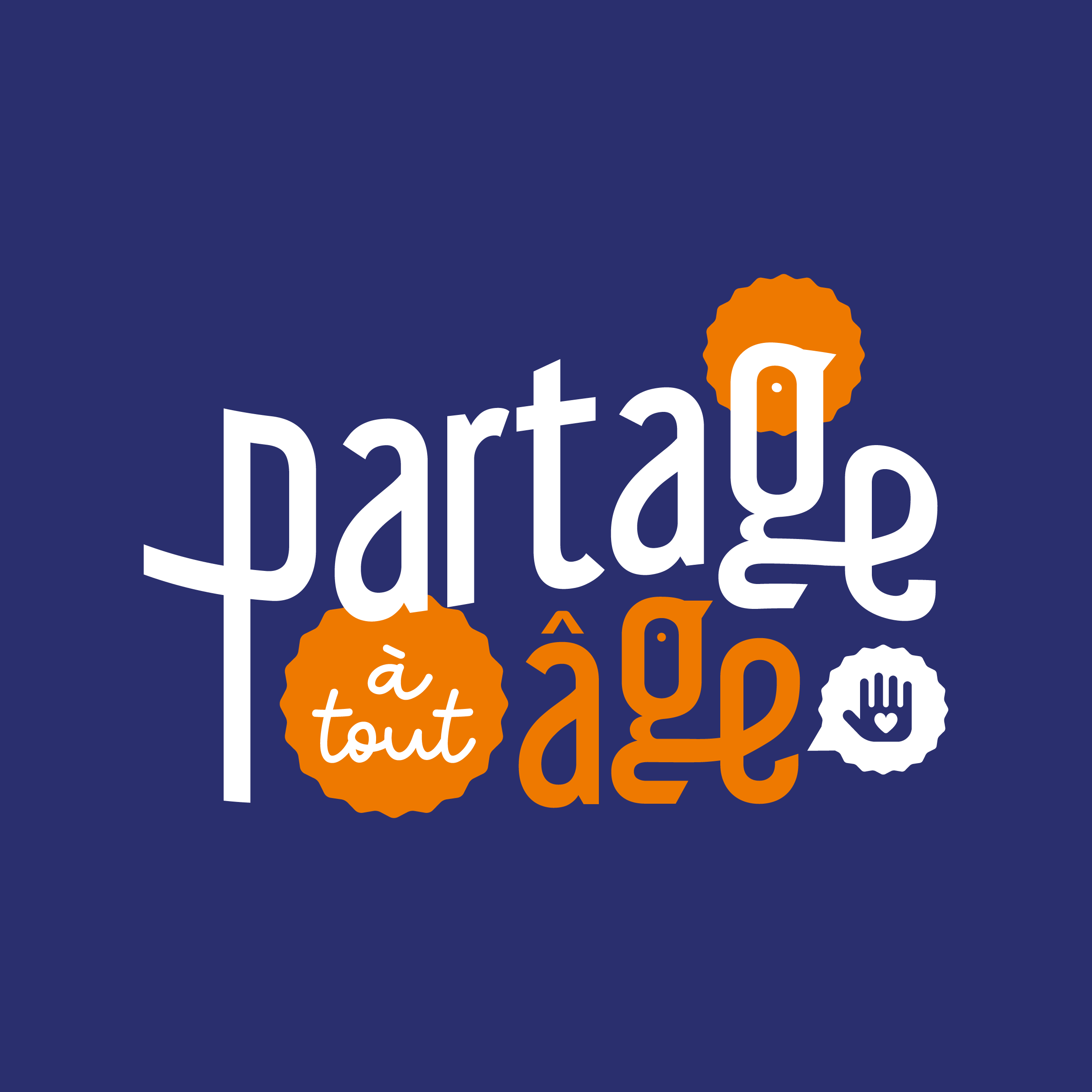 Image de couverture du projet d'identité pour l'association Partage à tout Âge