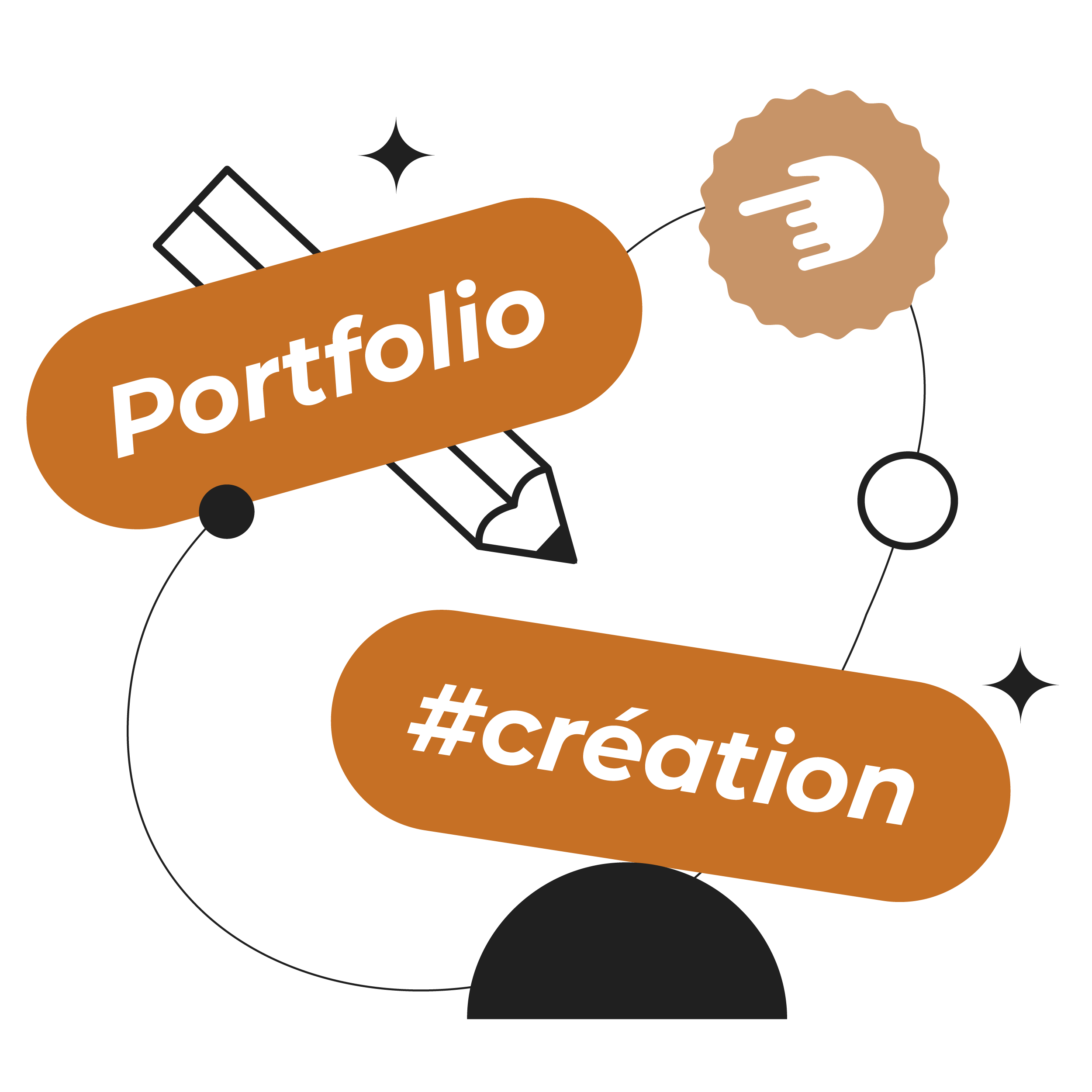 Lamandarinee studio créatif, projets, portfolio des créations